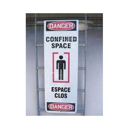 Accuform BILINGUAL LADDER SHIELD OSHA KLB450 KLB450